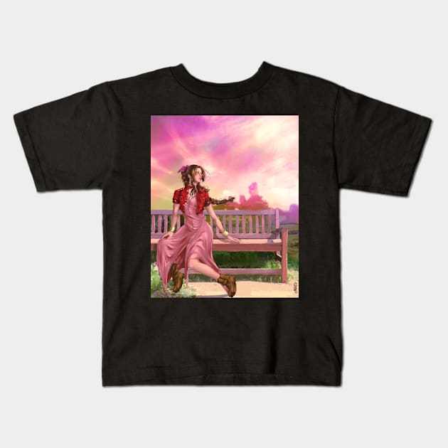 Aerith Kids T-Shirt by Saoghal